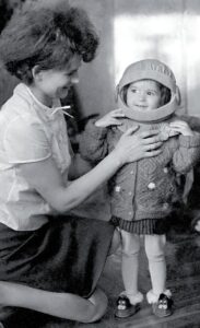 Valentina Tereshkova y su hija Alyonka Tereshkova