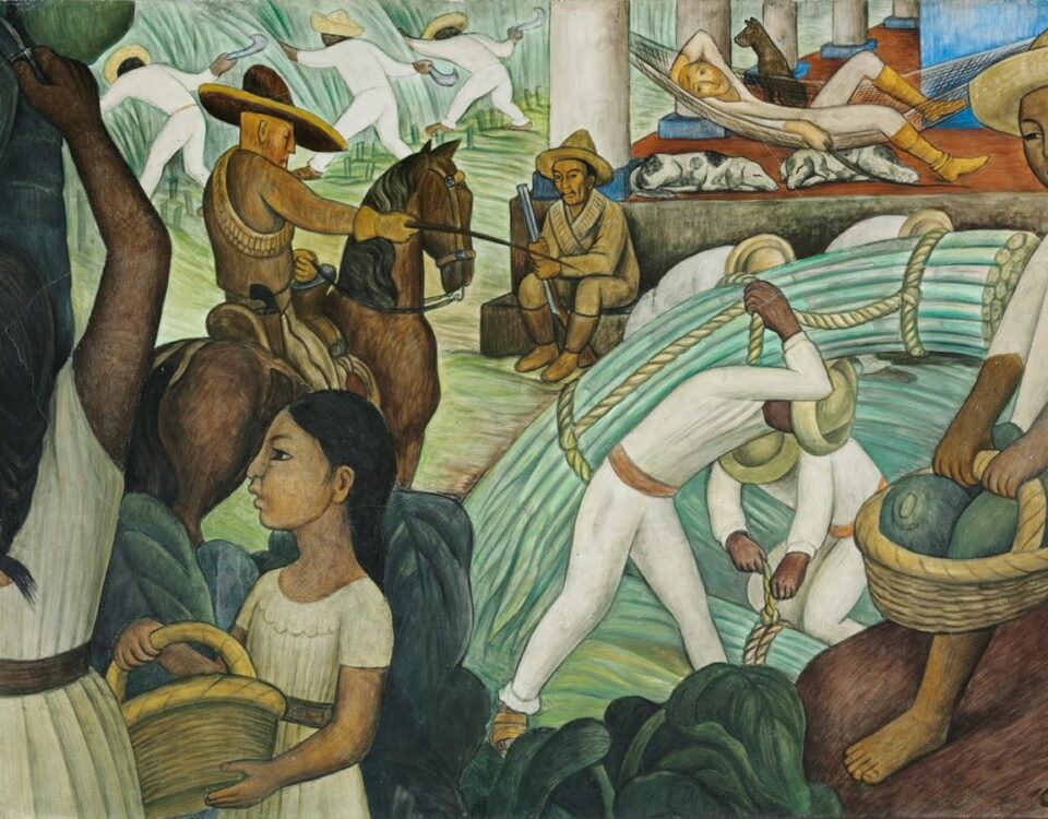 Ilustración: Caña de azúcar, Diego Rivera