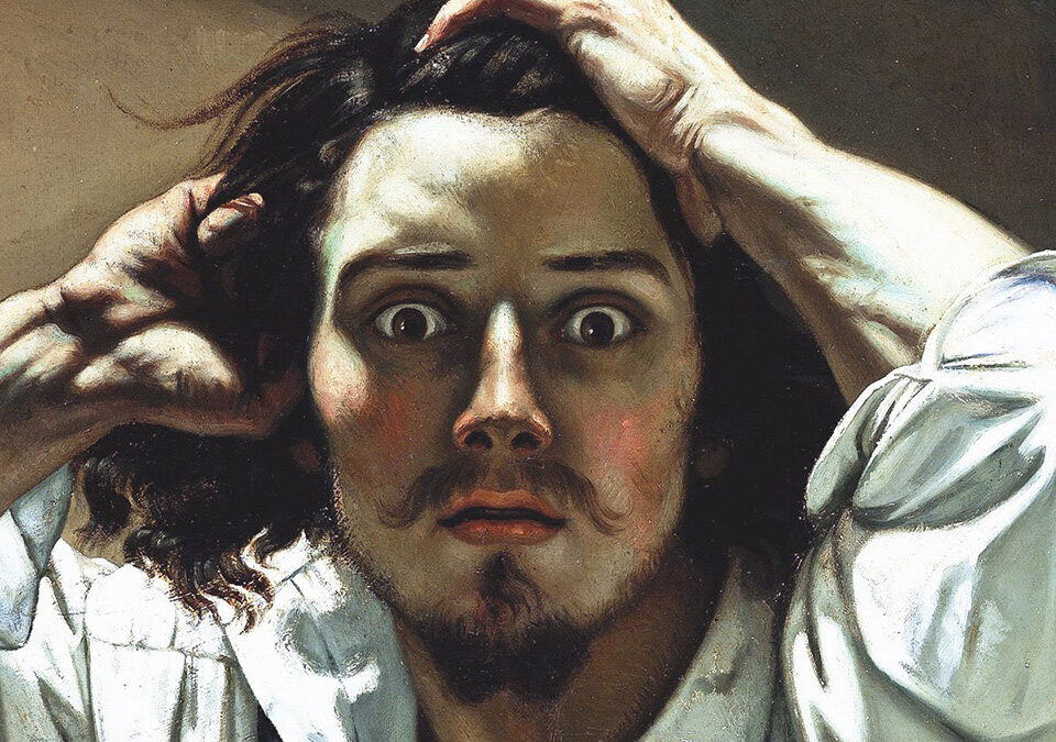 Gustave Courbet, Autorretrato.
