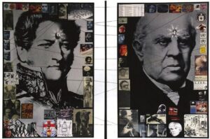 Eduardo Molinari: Collage de la serie Civilización o barbarie.