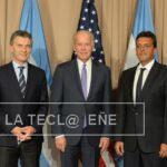 Macri, Biden y Massa en Davos.