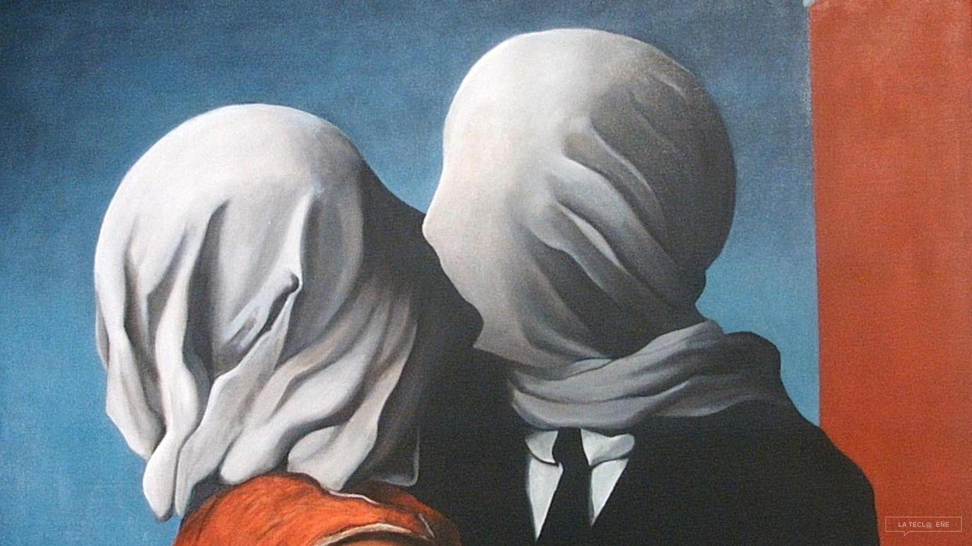 Ilustración: Los amantes, René Magritte