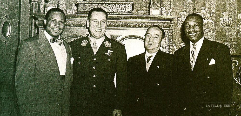 Archie Moore y el General Perón