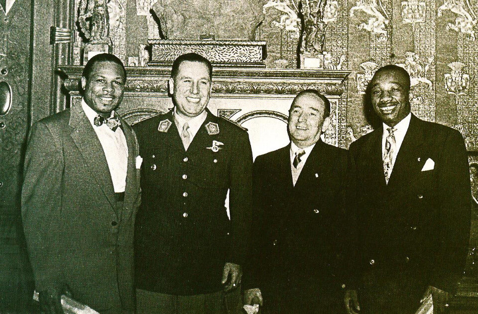 Archie Moore y el General Perón