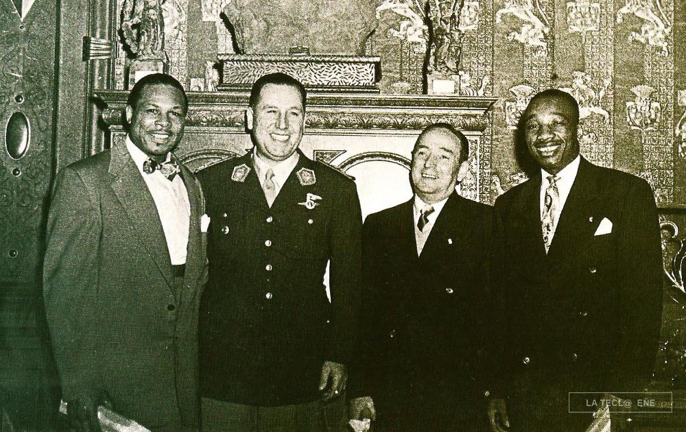 Archie Moore y el General Perón