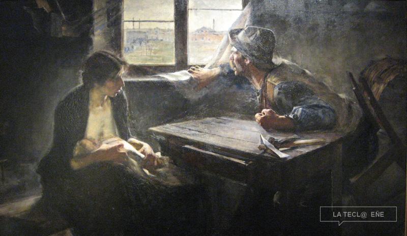 Sin pan y sin trabajo - Ernesto de la Cárcova.