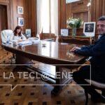 Cristina Fernández y Sergio Massa. Foto NA.