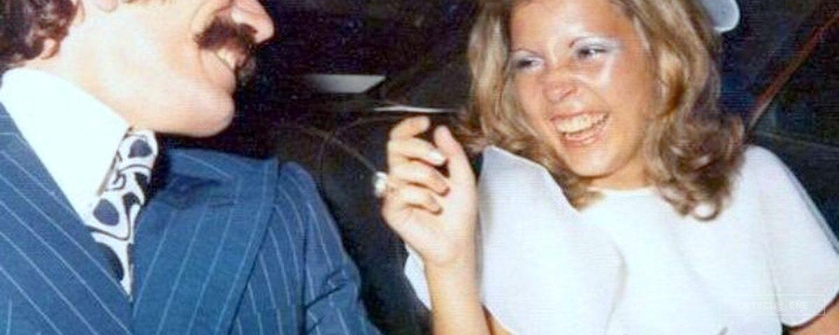 Foto del casamiento de Elisa Carrió y Enrique Santos.